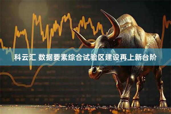 科云汇 数据要素综合试验区建设再上新台阶