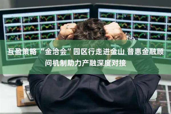 互盈策略 “金洽会”园区行走进金山 普惠金融顾问机制助力产融深度对接