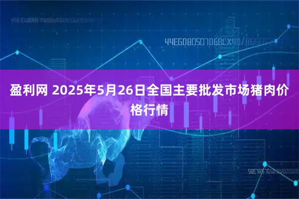 盈利网 2025年5月26日全国主要批发市场猪肉价格行情