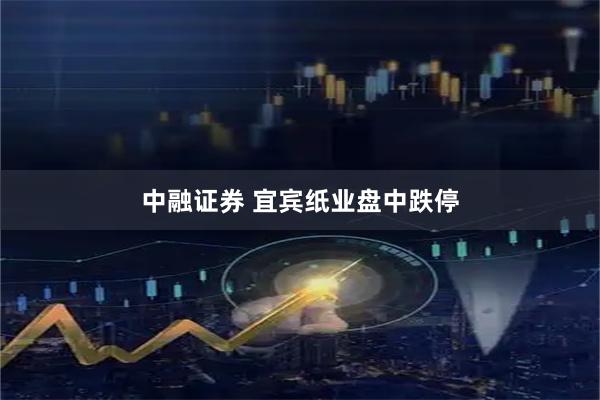 中融证券 宜宾纸业盘中跌停