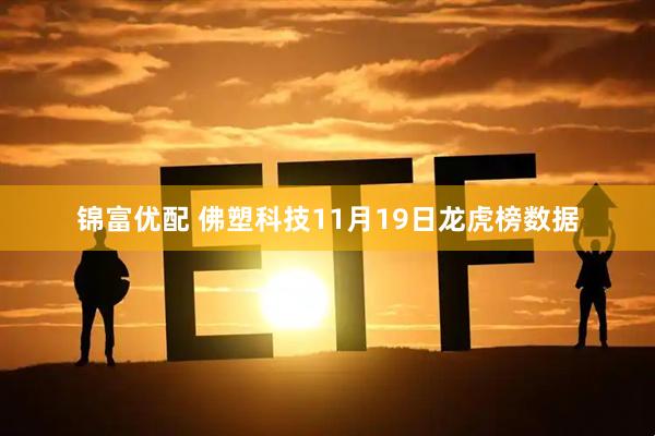 锦富优配 佛塑科技11月19日龙虎榜数据